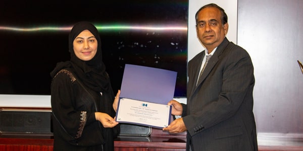 Al Ghandi Electronics Honored by HBMSU for Achieving Highest Service Levels