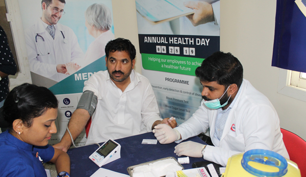 Annual Health Day organized for Al Ghandi Electronics staff