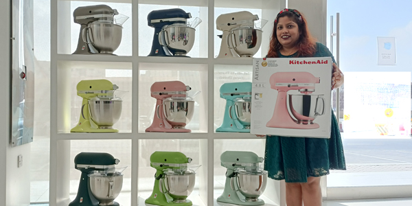 Congratulations to Mrs. Linsey Pereira on winning a KitchenAid Artisan Stand Mixer