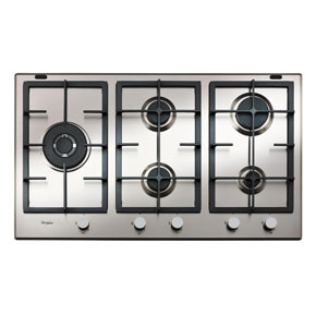 Whirlpool Gas Hob: 5 Gas Burners