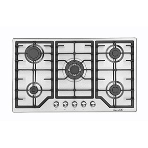 90cm Built-In Stainless Steel Hob