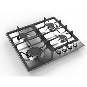 60cm Built-In Stainless Steel Hob